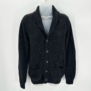 O'Hanlon Mills Cardigan Sweater Mens XS Button Up Grandpa Speckled Cotton Blend
